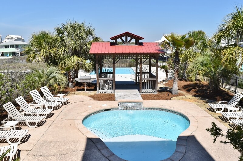 An outdoor oasis of a Gulf Shores rental