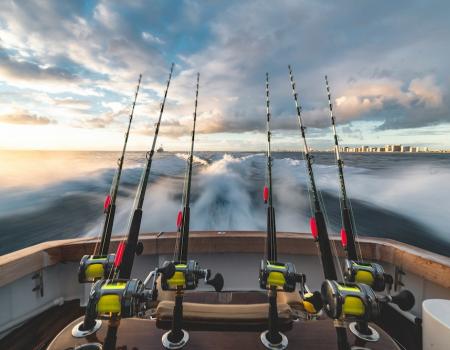 Fishing charter boat