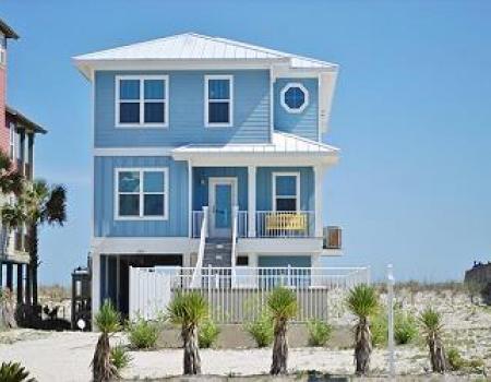blue beachfront house in gulf shores alabama